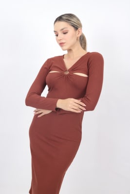 Vestido Aro - Marrón 