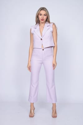 PANTALON FLARE - LILA1