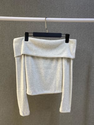 Top Escote - Melange Print