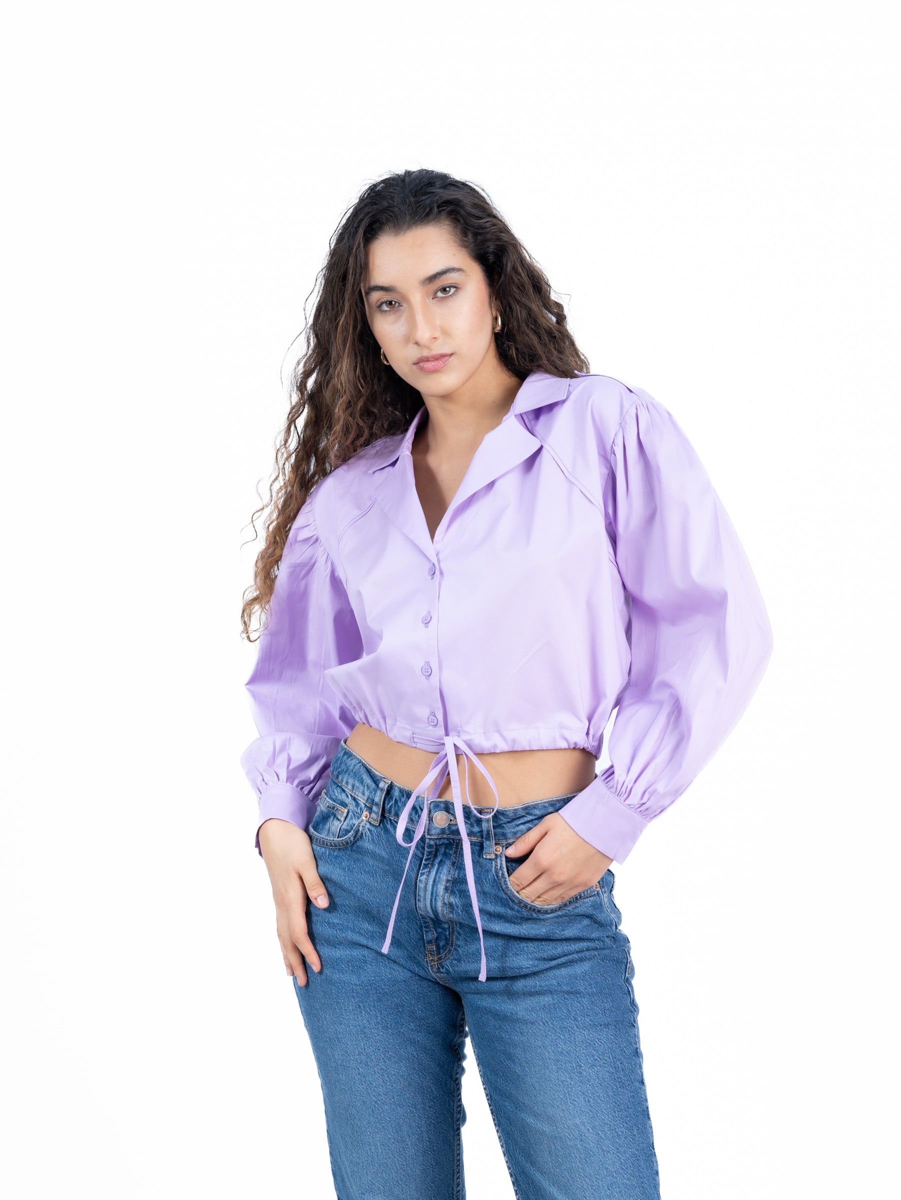 Camisa Nicol - Lila | ADDEL