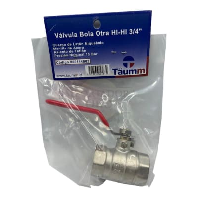 Llave Paso Bola 3/4