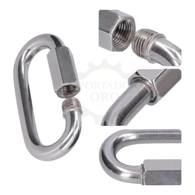 Mosqueton Con Seguro Union Rapida 6mm 060D1