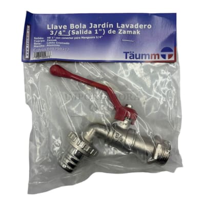 Llave de Bola para Jardín/Lavadero 3/4