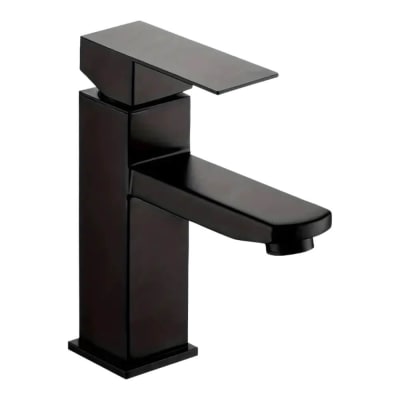 Llave Lavamano Negro Cuadrada 19014-51