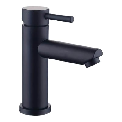 Llave Lavamano Monomando Negro 19014-8