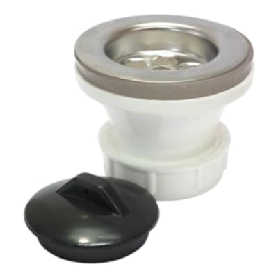 Desagüe 1 1/2 Rejilla Inoxidable con Tapón1