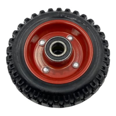 Rueda solida roja 6