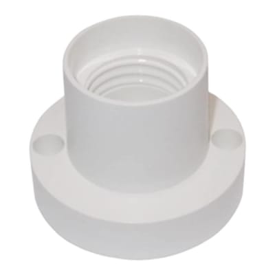 Portalámpara Base Recta de Plastico 6011