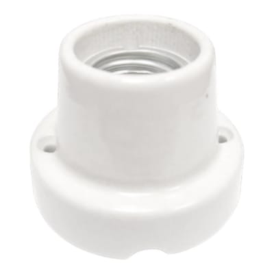 Portalámpara Base Recta de Loza 6012A