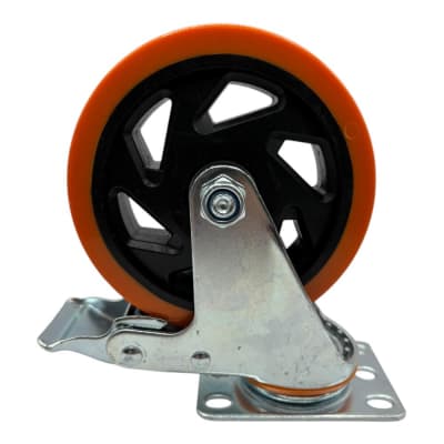 Rueda Giratoria Con Freno 5