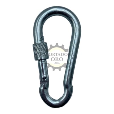 Mosqueton con seguro 70mm