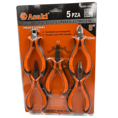 Juego de Mini Alicates 5 piezas 050881