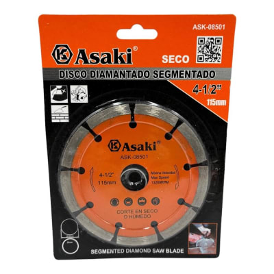 Disco Diamantado Segmentado 4 1/2