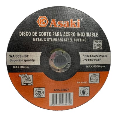 Disco de Corte para Acero Inoxidable 7