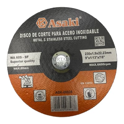 Disco de Corte para Acero Inoxidable 9