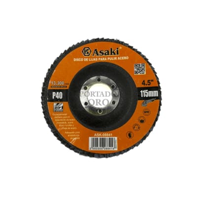 Disco traslapado 4 1/2