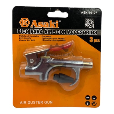 Pico para aire con accesorios 3 piezas 161071