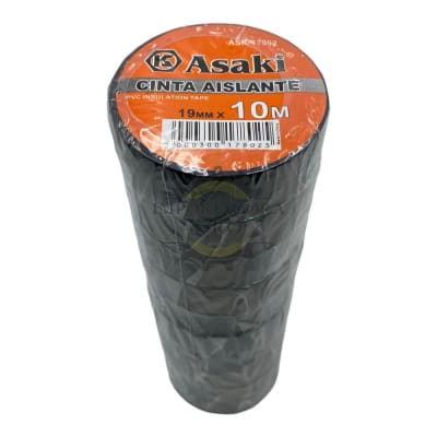 Cinta aislante negro 10y 17802