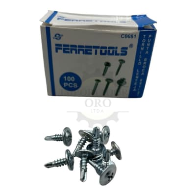 Tornillo Lenteja Punta Broca 8x1/2