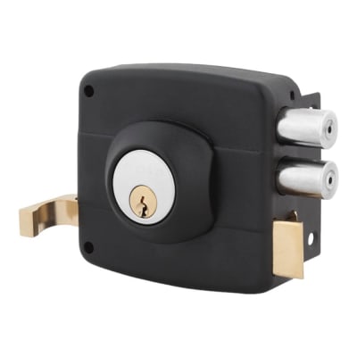 Cerradura Sobreponer Odis 321 Negra Linea 300 CEP0000707