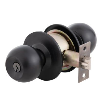 Cerradura cilíndrica Oister 101 Dormitorio Negro CEP0001332