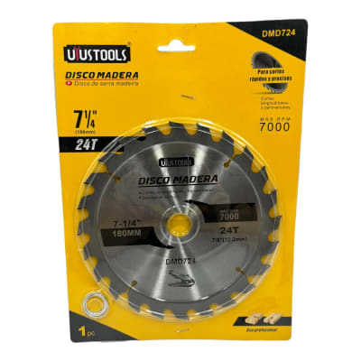 Disco para madera 7 1/4