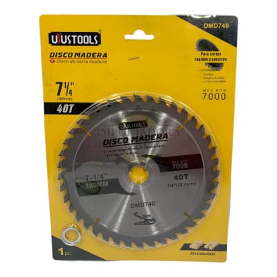 Disco para madera 7 1/4