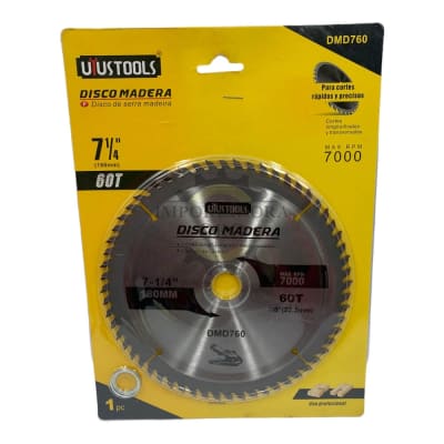 Disco para madera 7 1/4