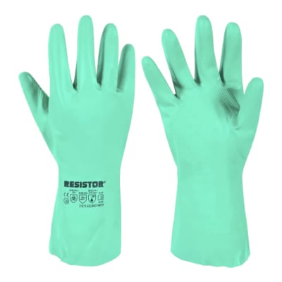 Guante nitrilo flocado