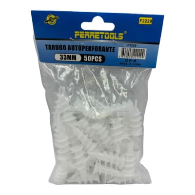 Tarugo Plastico Autoperforante 33mm F22291