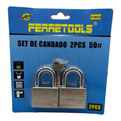 Set de candado 50mm 2pcs F2623