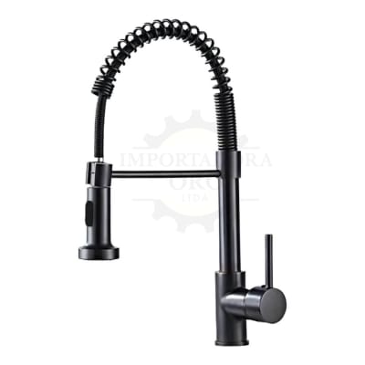 Llave Lavaplatos Monomando Negro F60981