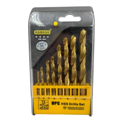 Set de Brocas para metal 8 piezas km1064