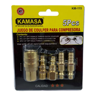 Set de acoples para compresor 5 piezas km1151