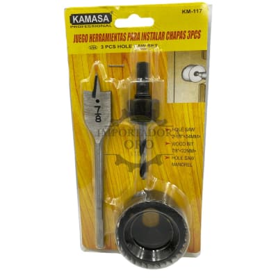 Juego de sierra copa 3 piezas km1171