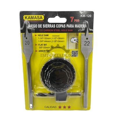 Juego de Sierra copa 7 piezas km1201