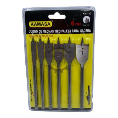 Set de mecha paleta 6 piezas km130