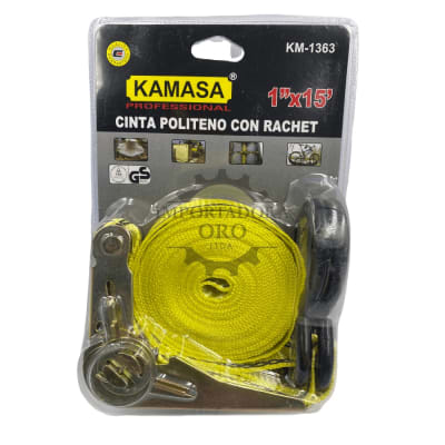 Eslinga De Amarre 1x15ft Con Ratchet km1363