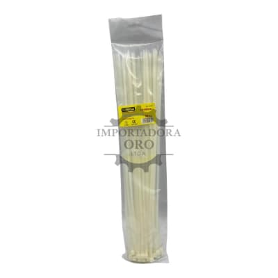 Amarra plastica blanca 4.8x400mm Km1482B1