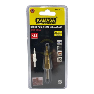 Broca conica 4-12mm Km15731