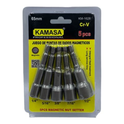 Set de puntas magneticas 5 piezas km1628