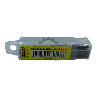 Broca para metal hss 3mm km1673