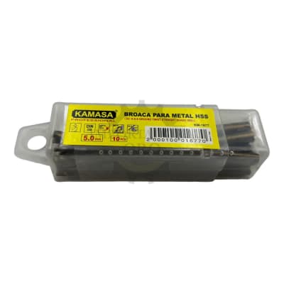 Broca para metal hss 5mm KM16771