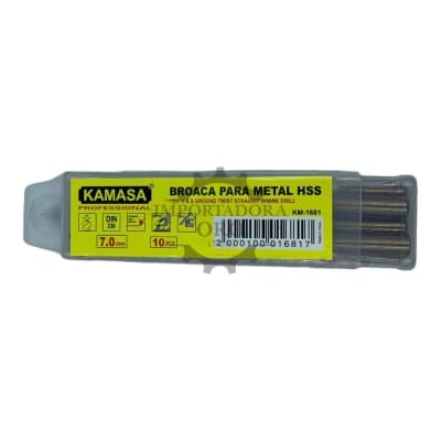 Broca para metal hss 7mm km16811