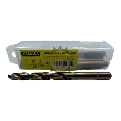 Broca para metal hss 11mm km16851