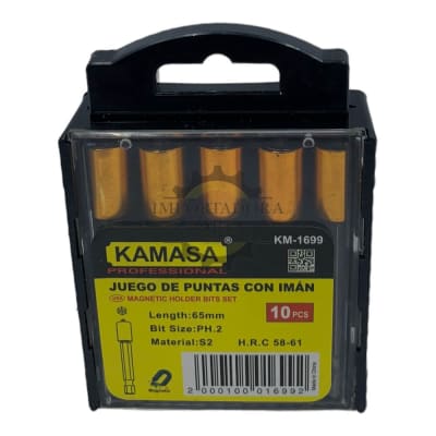Set de puntas Phillips Ph2 km16991