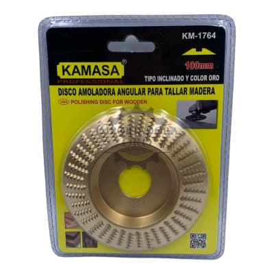 Disco escofina Inclinado 100mm dorado km1764