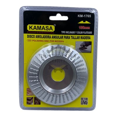 Disco escofina Inclinado 100mm plateado km17651