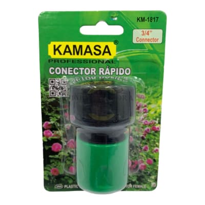 Conector rapido de manguera 3/4