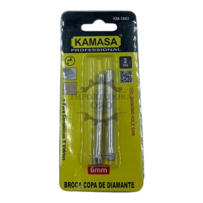 Broca Copa diamantada 6mm1
